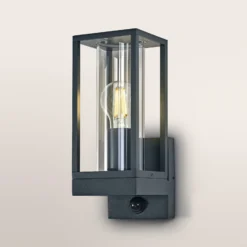 Aplique de pared OSRAM ENDURA CLASSIC FRAME, sensor gris oscuro IP54