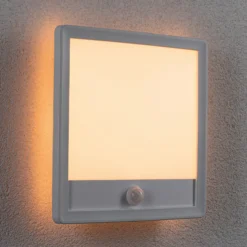 Aplique de pared Paulmann Lamina Sensor CCT, angular, blanco