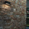 Aplique de pared SLV Box, antracita, aluminio, ancho 22 cm, luz hacia