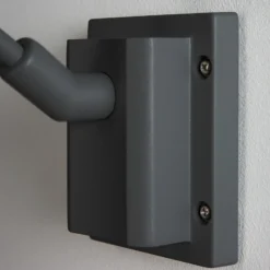 Aplique de pared SLV Myra Display, antracita, aluminio, proyección 78 cm