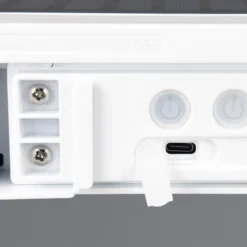 Aplique de pared solar Bilbao, blanca, altura 6 cm, sensor, arriba/abajo