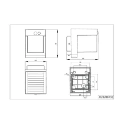 Aplique de pared solar Colombo, negro mate, altura 14 cm, sensor
