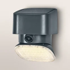 Aplique de pared solar OSRAM ENDURA STYLE TURN, gris, sensor, IP54