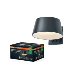 Aplique de pared solar OSRAM ENDURA STYLE BRELLA, gris, sensor IP54