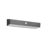 Aplique de pared solar Silves, negra, sensor, IP44