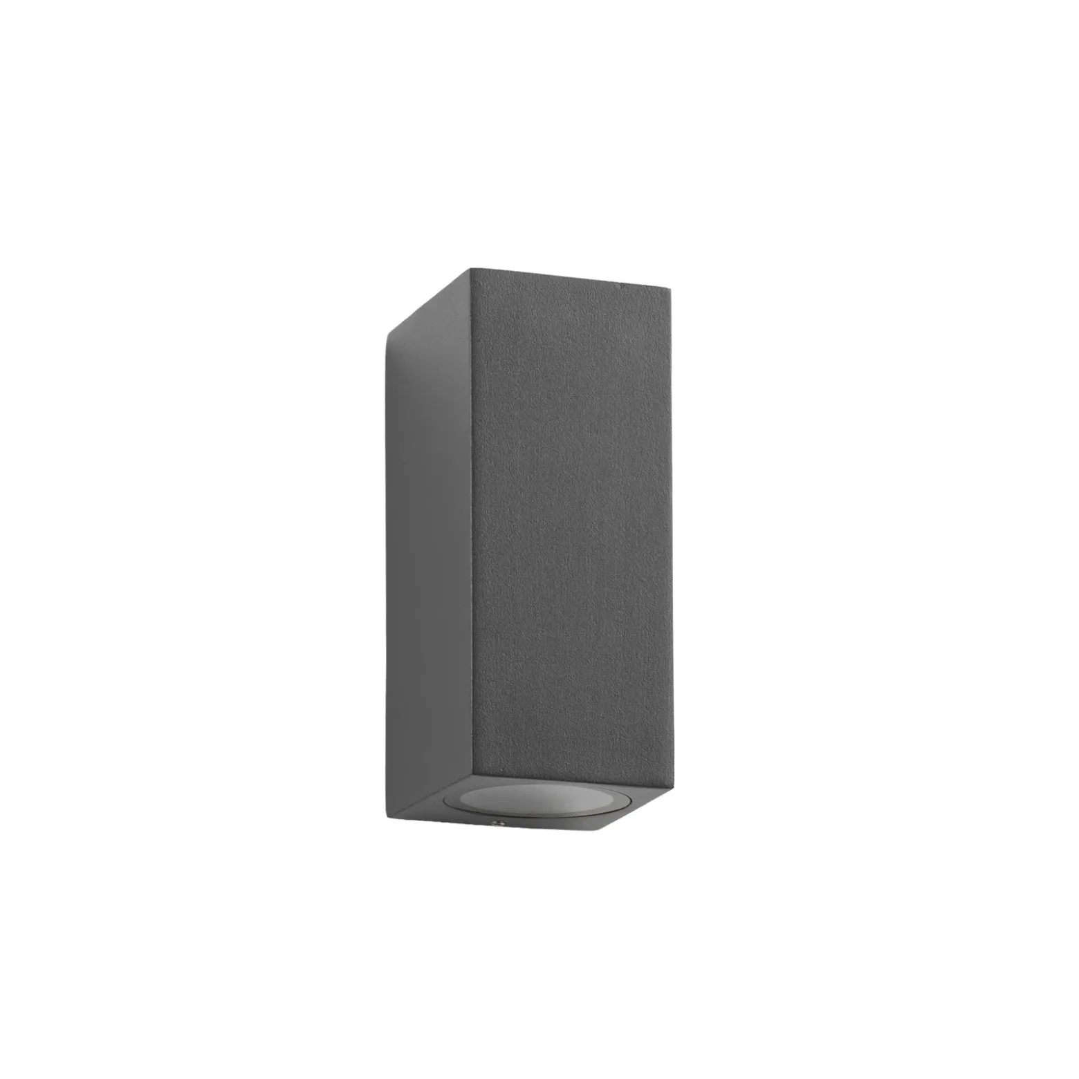 Aplique de pared Xava de Lucande, arriba/abajo, antracita, 2 luces, GU10