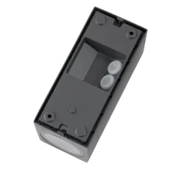 Aplique de pared Xava de Lucande, arriba/abajo, antracita, 2 luces, GU10