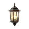 Aplique exterior 1165 aluminio fundido negro-cobre