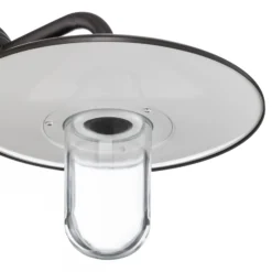 Aplique exterior Golfo latón bruñido vidrio claro