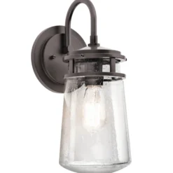 Aplique exterior Lyndon pantalla de vidrio 38,1cm