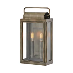Aplique exterior Sag Harbour, 2 luces bronce