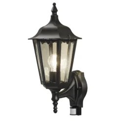 Aplique Firenze con sensor, de pie, negro
