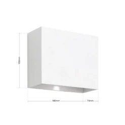 Aplique LED de exterior Acento, blanco