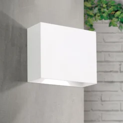 Aplique LED de exterior Acento, blanco