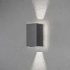 Aplique LED de exterior Cremona con luz de fondo