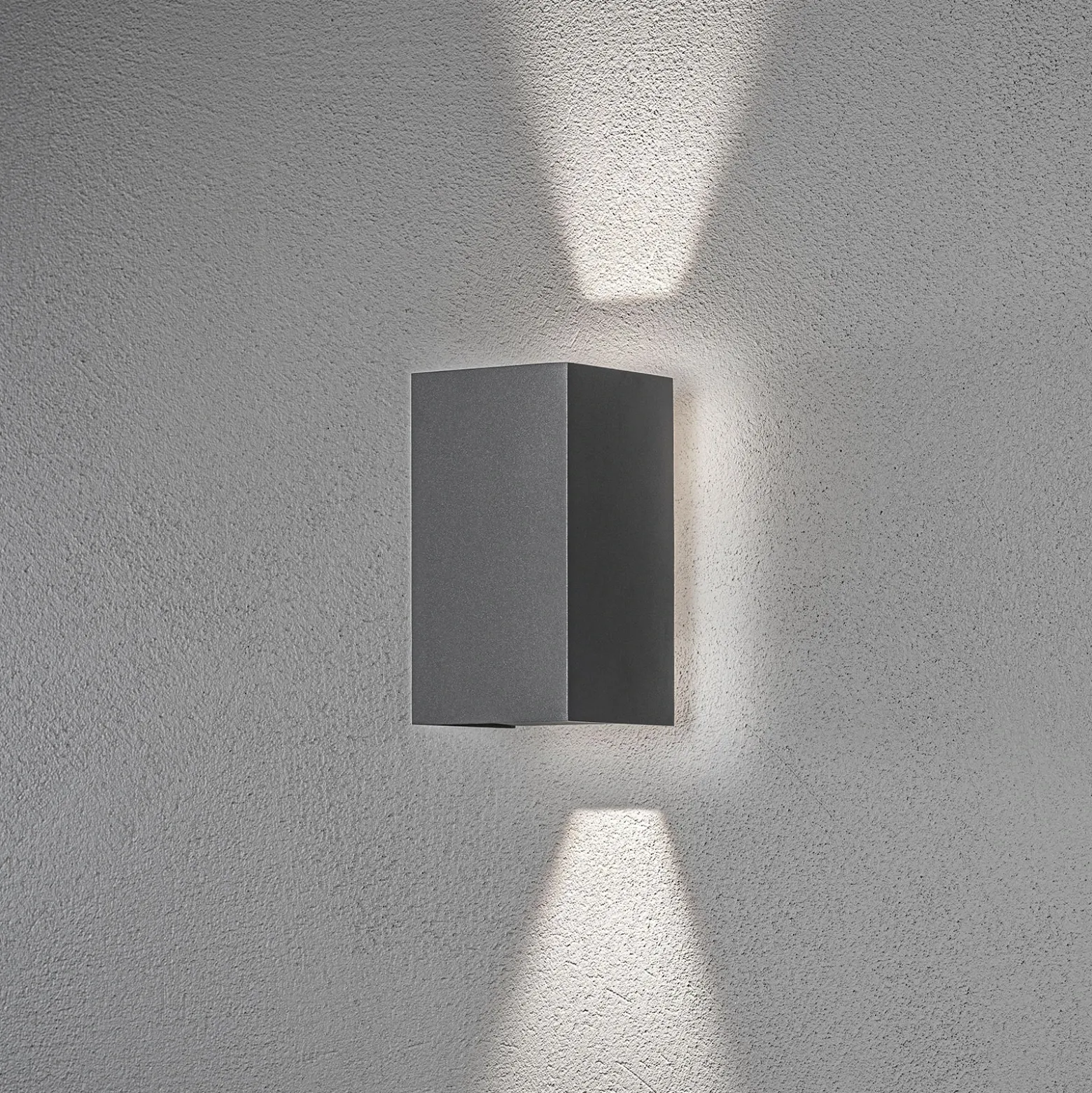 Aplique LED de exterior Cremona con luz de fondo