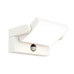 Aplique LED de exterior Ginger sensor blanco, IP54