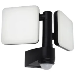 Aplique LED de exterior Jaro, sensor, 2 luces