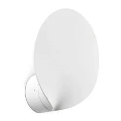 Aplique LED de exterior Lotus en blanco