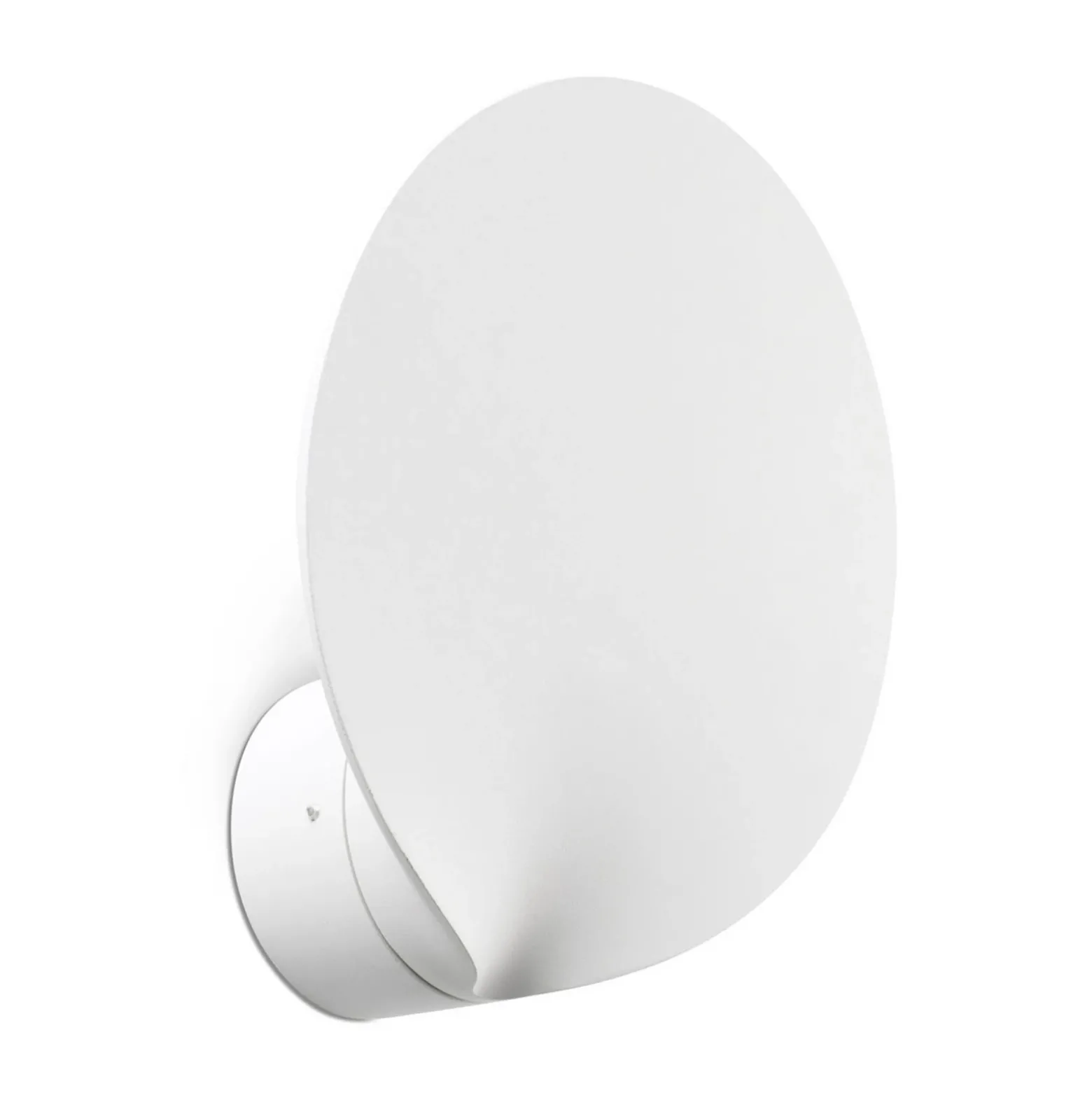 Aplique LED de exterior Lotus en blanco