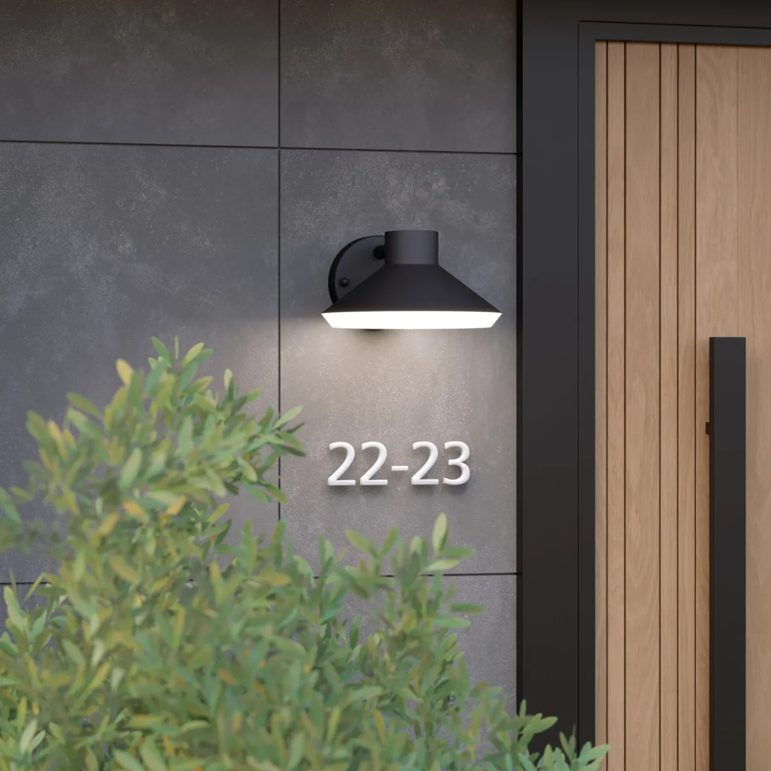Aplique LED de exterior Ninnarella