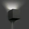 Aplique LED de exterior Olan, gris oscuro