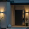 Aplique LED de exterior Pavia, gris oscuro