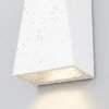 Aplique LED de exterior Times Square blanco