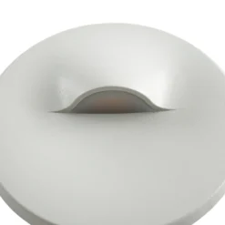 Aplique LED empotrable Lindby Alune, blanco, redondo, Ø 8 cm, IP65