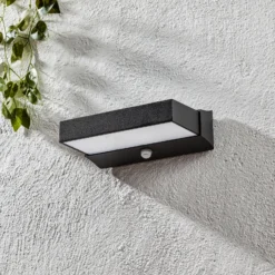 Aplique LED exterior Cuando, sensor de movimiento