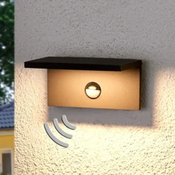 Aplique LED exteriores Darina sensor movimiento
