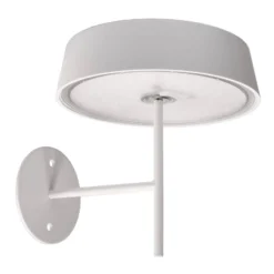 Aplique LED Miram con batería, atenuable, blanco