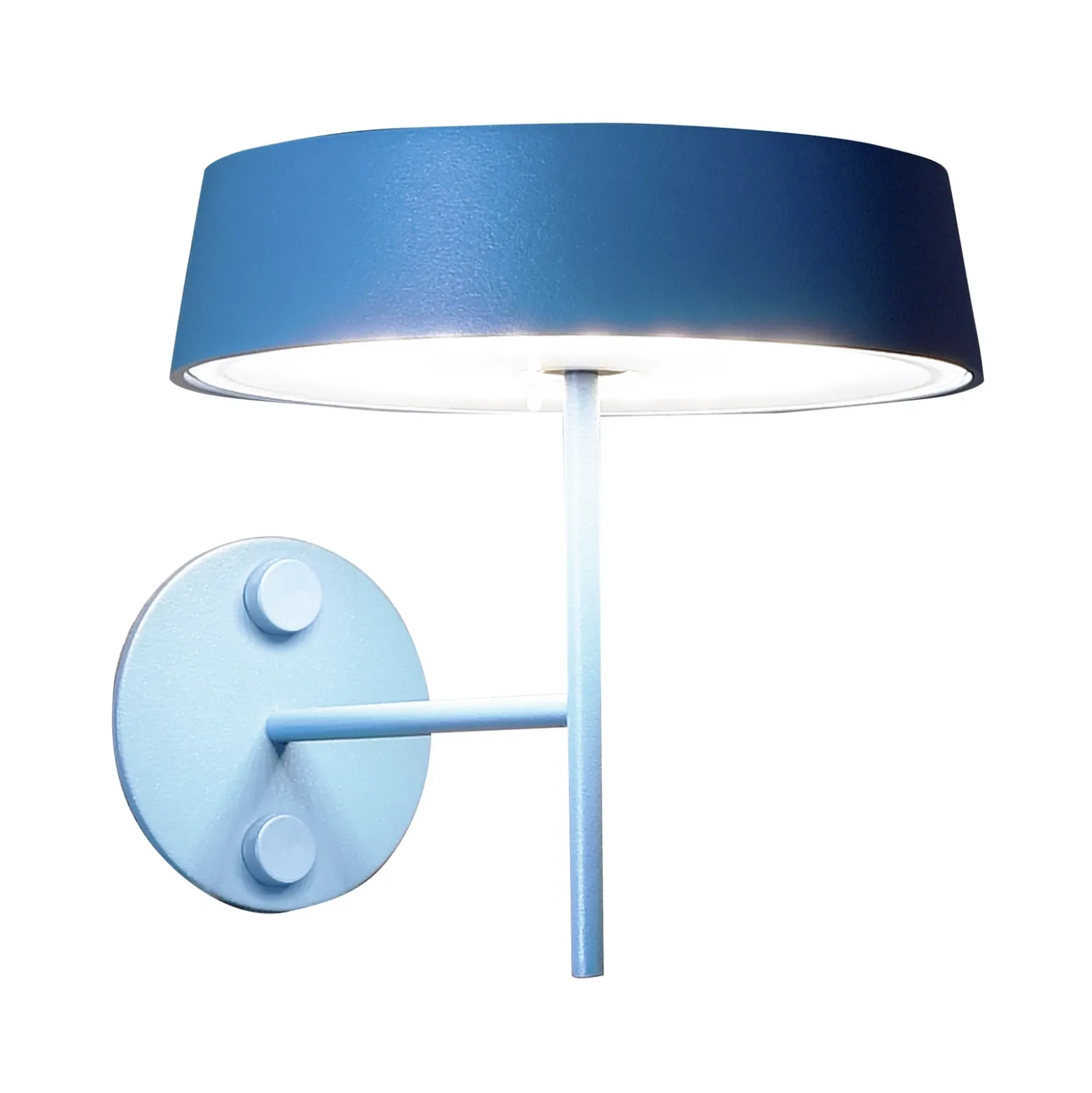 Aplique LED Miram con batería, atenuable, azul