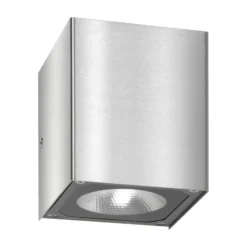 Aplique LED para exterior 5026, acero inoxidable, 11 cm, IP54, arriba/abajo