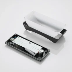 Aplique LED para exterior Alexey IP65, gris oscuro