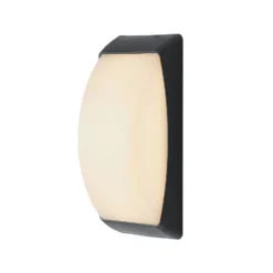 Aplique LED para exterior Alexey IP65, gris oscuro