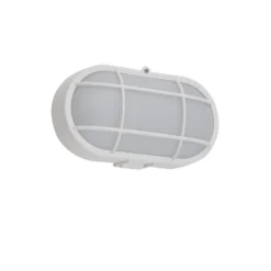 Aplique LED para exterior Alisha de Lindby, blanco, plástico, IP54
