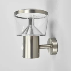 Aplique LED para exterior Antje de Lindby, detector de movimiento, IP44