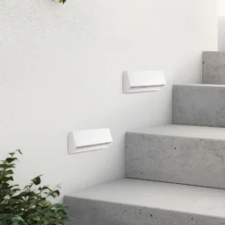 Aplique LED para exterior Appeso de Lindby, ancho 22 cm, juego de 2 unidades
