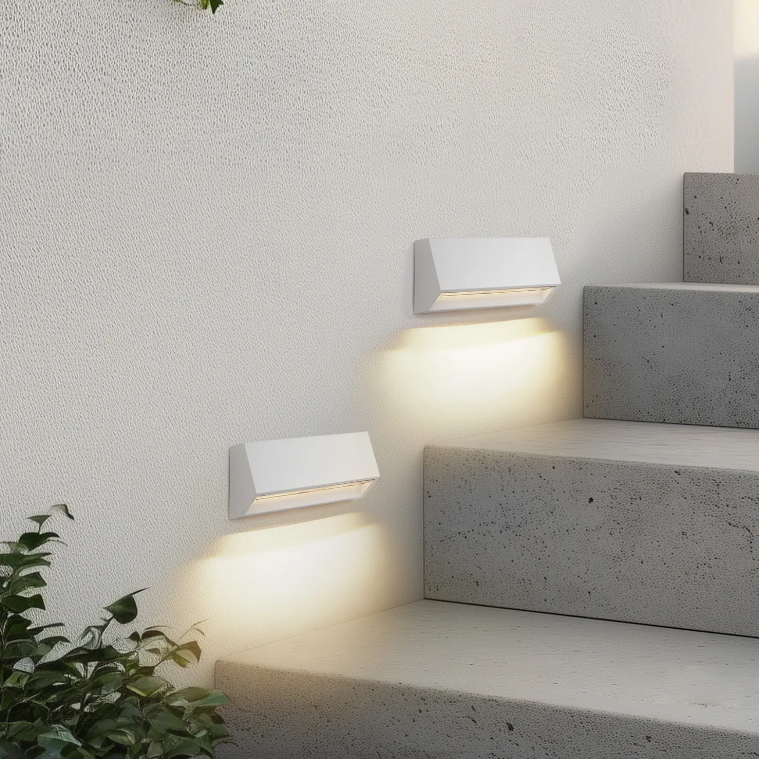 Aplique LED para exterior Appeso de Lindby, ancho 22 cm, juego de 2 unidades
