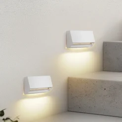 Aplique LED para exterior Appeso de Lindby, ancho 16 cm, juego de 2 unidades