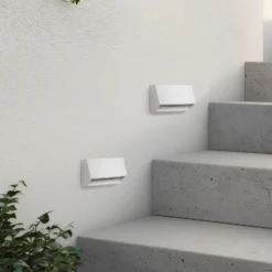 Aplique LED para exterior Appeso de Lindby, ancho 16 cm, juego de 2 unidades