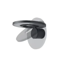 Aplique LED para exterior Arcchio Tovio, antracita, giratoria