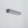 Aplique LED para exterior Arcchio Lengo, 50 cm, 1 luz, gris, CCT