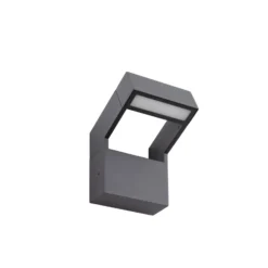 Aplique LED para exterior Arcchio Kovato, gris oscuro, IP65