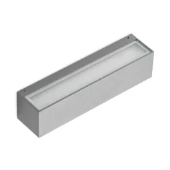 Aplique LED para exterior Arcchio Lengo, 25 cm, 2 luces, gris, CCT