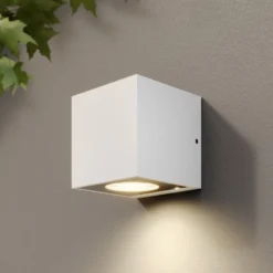 Aplique LED para exterior Arcchio Tassnim, 1 luz, blanca, IP65