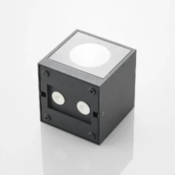 Aplique LED para exterior Arcchio Tassnim, 2 luces, antracita, IP65