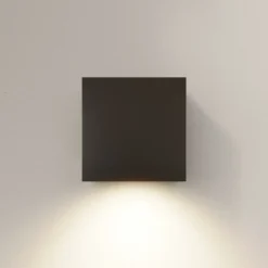 Aplique LED para exterior Arcchio Tassnim, 1 luz, antracita, IP65