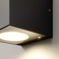 Aplique LED para exterior Arcchio Tassnim, 1 luz, antracita, IP65